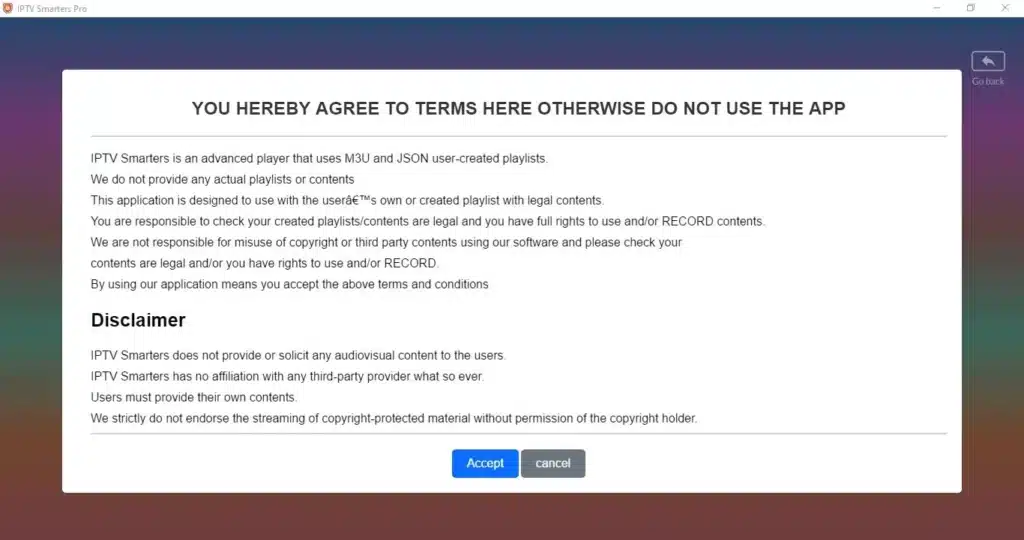 terms and conditions